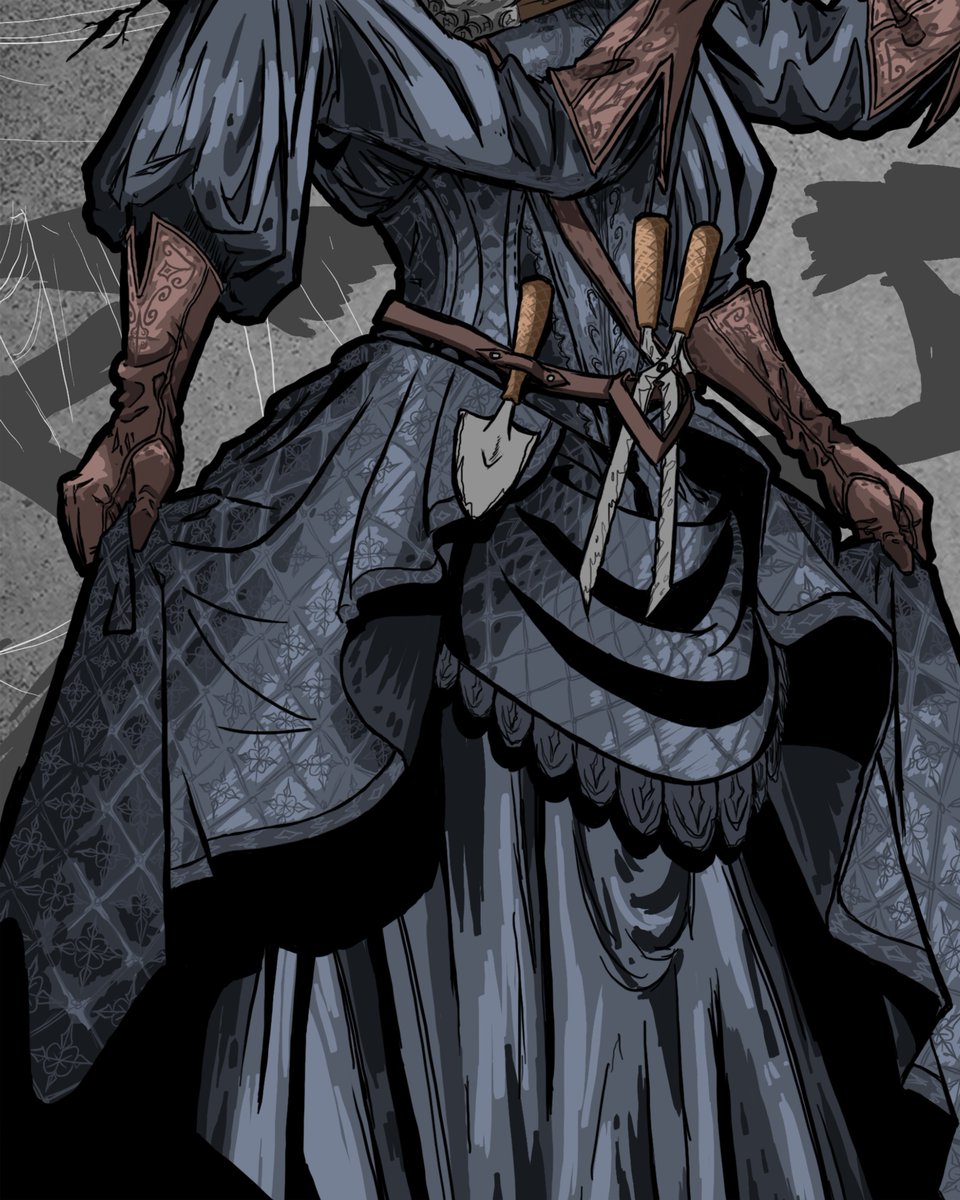 Fooly_ink's tweet photo. Finally finished my fanart of my hunter Mama Maye from @HuntShowdown with my own idea of a trait portrayed on her, hope you enjoy!

#art #huntshowdown #characterdesign #fanart #manga #comic https://t.co/c1cjHdaFSw