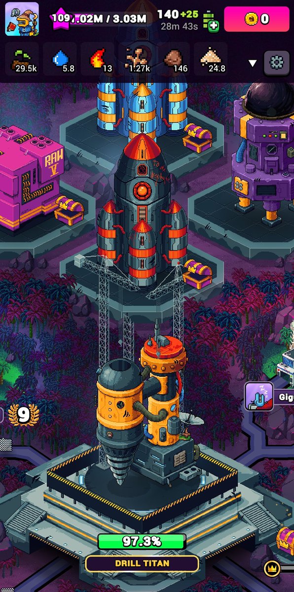 It won't be long before DRILL TITAN takes off and goes fully loaded thanks to the contributors

<a href="/AngryDynomites/">Angry Dynomites Lab 🦖</a> <a href="/Kind_HQ/">KIND</a> <a href="/Ronin_Network/">Ronin</a> #RoninCreator  #KindCreator