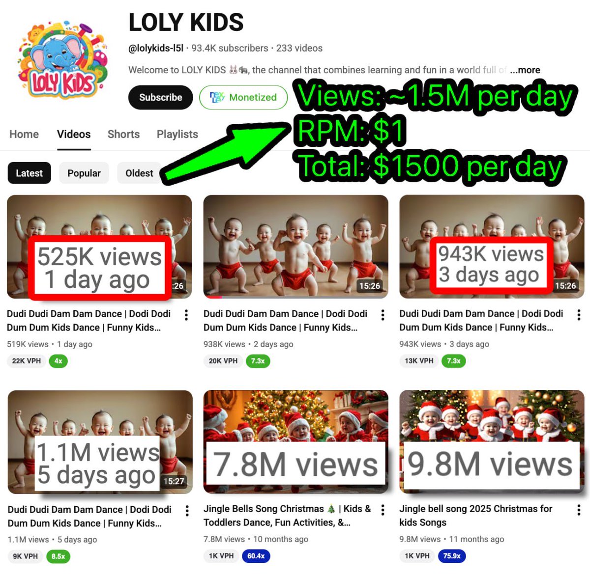 🚨 NEW FRESH TREND ALERT!
Less than 7 days old.

$1,500/day 1 AI video per day.

Came out of nowhere.
Every Q4 there’s always ONE trend that’s stupid…
but prints stupid money.

This might be the one?...

Bookmark this NOW.
Then check the comments under this post