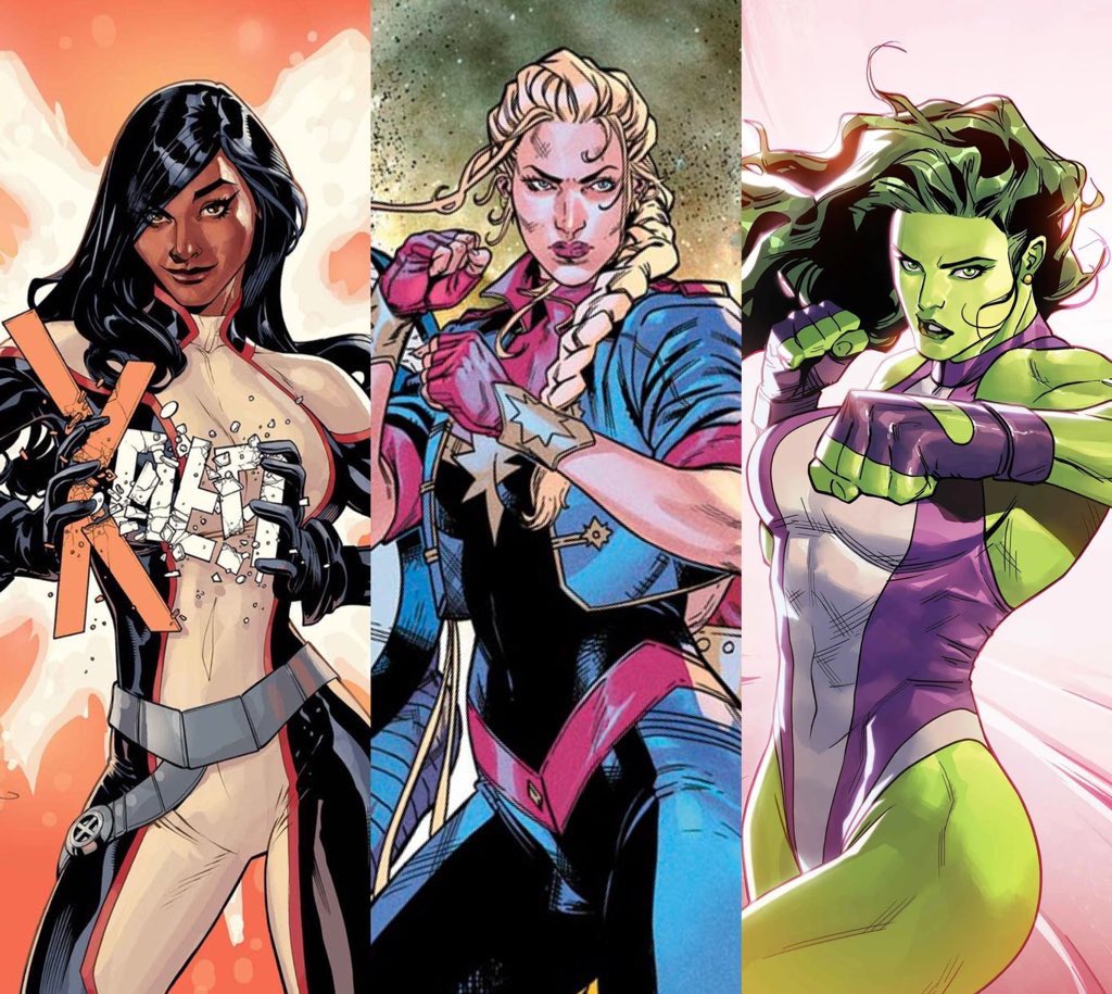 girlpowermarvel's tweet image. Marvel Muscles 💪🏻