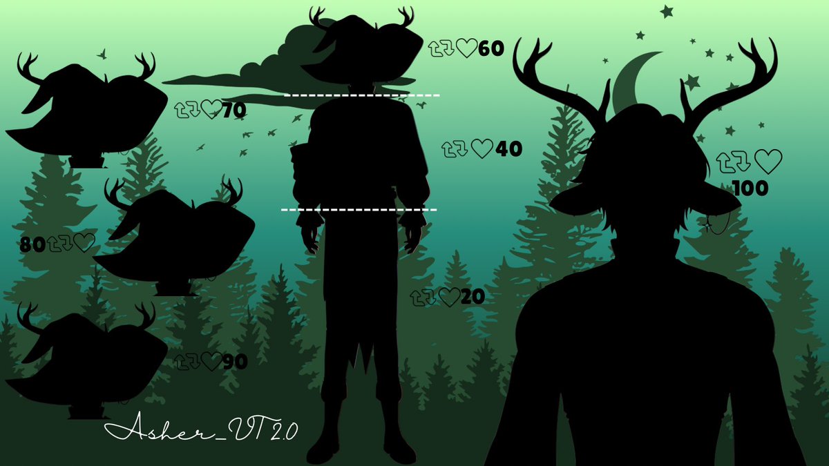 asher_the_deer's tweet image. What’s that? 👀 Another vtuber model reveal?

Yes but this time it’s mine! 🤭 
This has been in the works for a while and I’m so incredibly excited to show it off. 
Y’all know what to do!