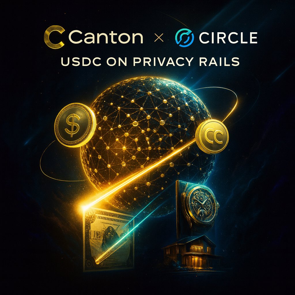 Mhdirostmifx's tweet image. Canton × Circle = USDC native on privacy rails 24/7 atomic settlement · Configurable privacy · CIP-56 $6T RWAs just got real velocity Builders &amp;amp; institutions → rails are live #CantonNetwork #USDC #xReserve 
@CantonNetwork @WickShotWilz