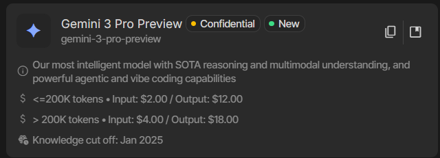 FixlationAI's tweet image. 🚨 GEMINI 3.0 PRO

Looks like it&apos;s starting to roll out right now 👀