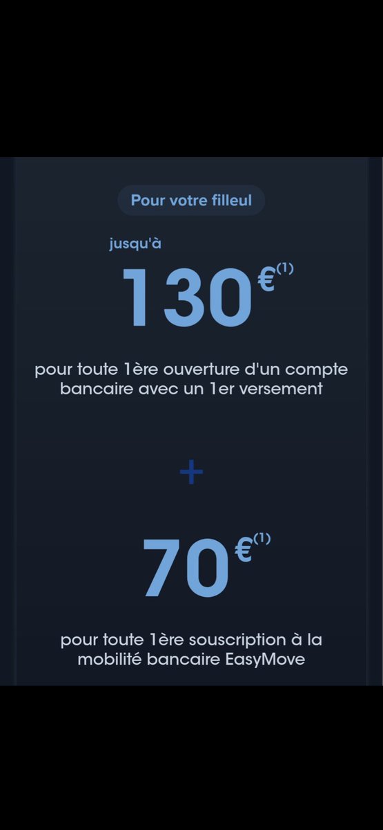 mathysd27's tweet photo. Bonjour à tous,

J’offre 50€ pour tout ceux qui utilisent mon code parrainage Boursorama : 

Voici mon code : 
https://t.co/PCL01rOUoq

Ainsi vous bénéficier de 130€ à l’ouverture + mes 50€ offerts (+70€ pour une mobilité bancaire)

C’est du gagnant gagnant 💵

#Russia https://t.co/JT1k0S63lR