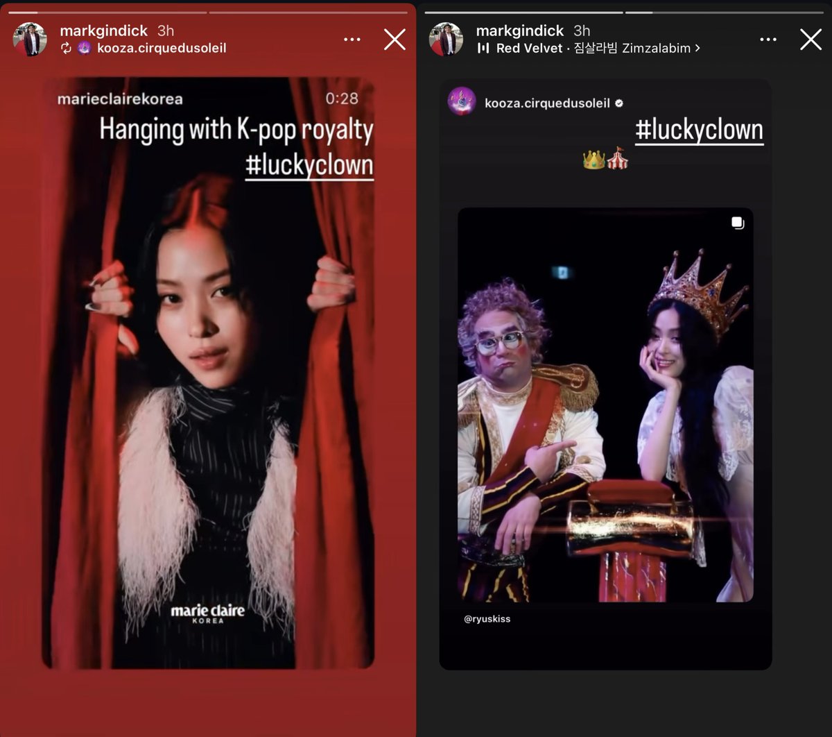 thinkboutryu365's tweet image. KOOZA by Cirque du Soleil and the performer team also interacted with the reels 🫶