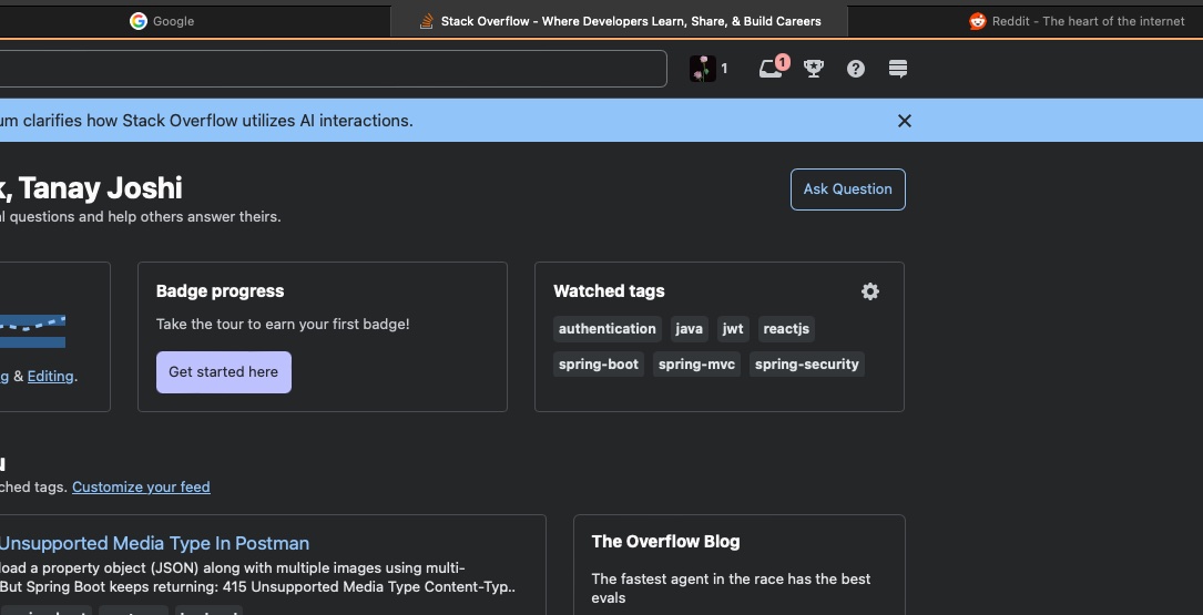 Since <a href="/Cloudflare/">Cloudflare</a> is down, we are back to pre AI/LLM programming and debugging with good old Google, StackOverflow, Documentation and Reddit! 😂
Feels refreshing tbh
#Cloudfare #Outage #InternetOutage