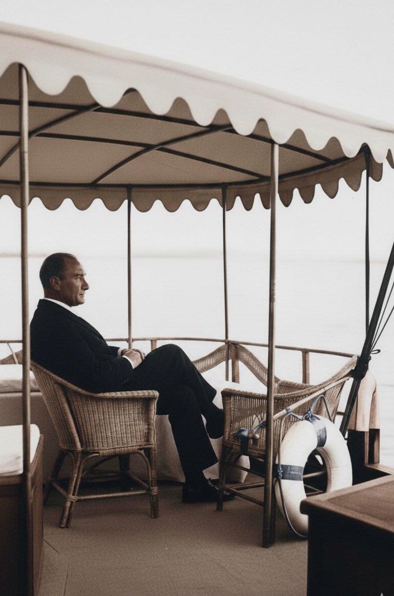 En büyük Türk Mustafa Kemal Atatürk.
Gerçek bir Türk milliyetçisi ve ciddi bir devlet adamı, En ufak ihaneti bile hiç bir zaman affetmemiş.

İnsan Türk olur da nasıl Kemal Paşa'dan yana olmaz.