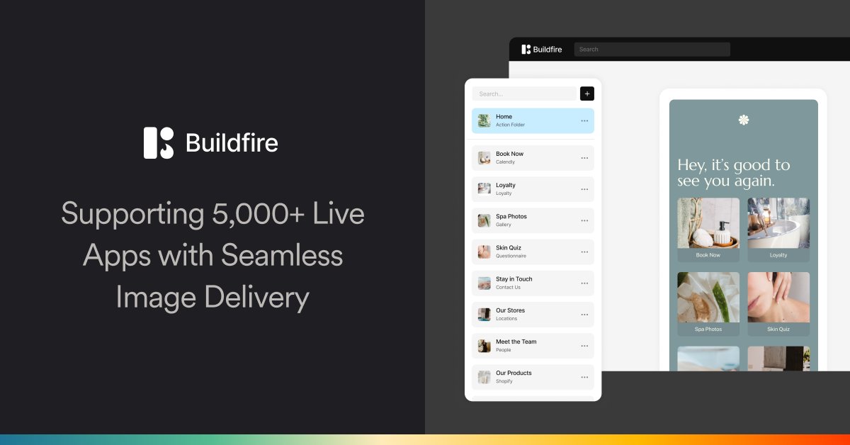 imgix's tweet image. Are slow-loading images dragging down your user experience – and conversion rates?

To keep apps fast and flawless, Buildfire built a visual delivery system that just works.

Explore how they did it: imgix.link/47Kr9jE

#ImageOptimization #ImageProcessing #VisualStrategy