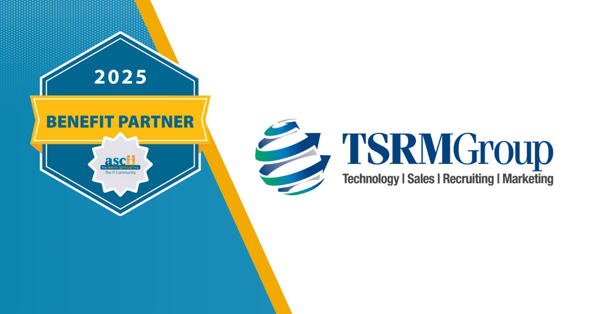 asciigroup's tweet image. We are pleased to announce that @TSRMGroup has partnered with The ASCII Group to provide an exclusive benefit for our community. Visit member.ascii.com to learn more about this members-only offering. #MSP #ITCommunity