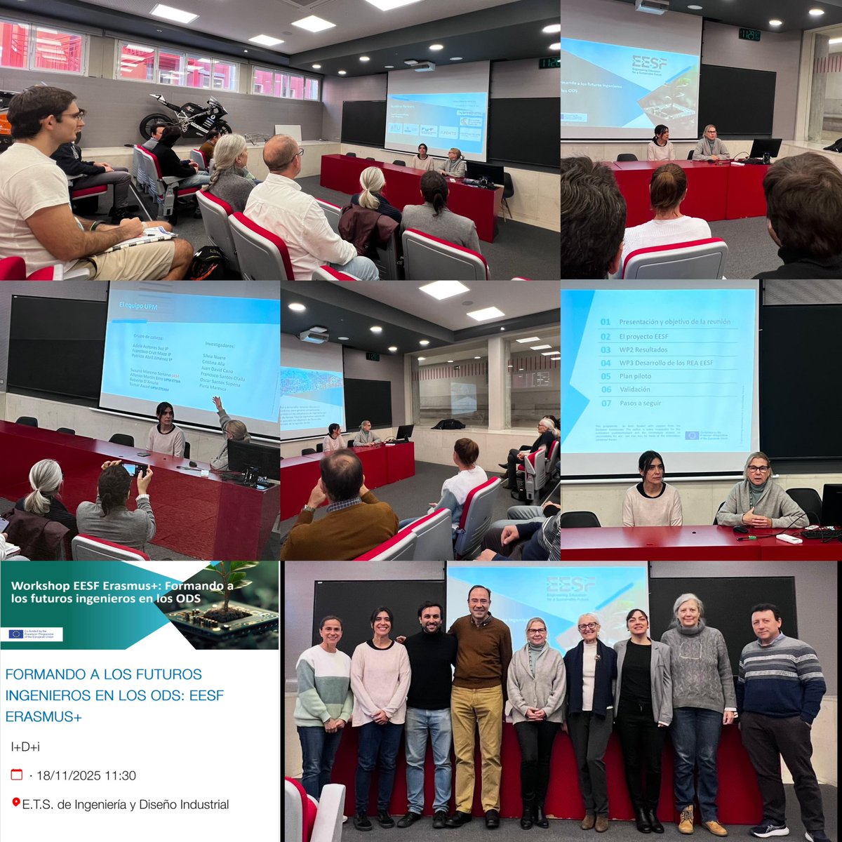 ETSIDI_UPM's tweet image. Hoy en #UPMConecta en la #ETSIDI presentamos 🌍 EESF – Engineering Education for Sustainable Futures
Un proyecto Erasmus+ que impulsa una forma de enseñar y aprender ingeniería alineada con los #ODS.
El futuro de la ingeniería sostenible empieza en nuestras aulas ✨
#SomosUPM