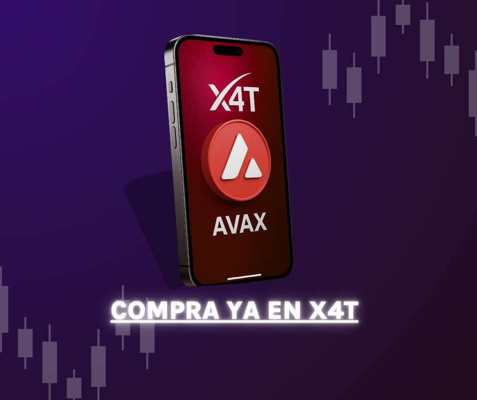 Avalanche (AVAX) es una blockchain de alto rendimiento, capaz de procesar miles de transacciones por segundo con confirmaciones casi inmediatas y un ecosistema DeFi en fuerte expansión.
👉 Abrí tu cuenta en X4T, cargá fondos en USD, Gs. o cripto y empezá a invertir en AVAX y
