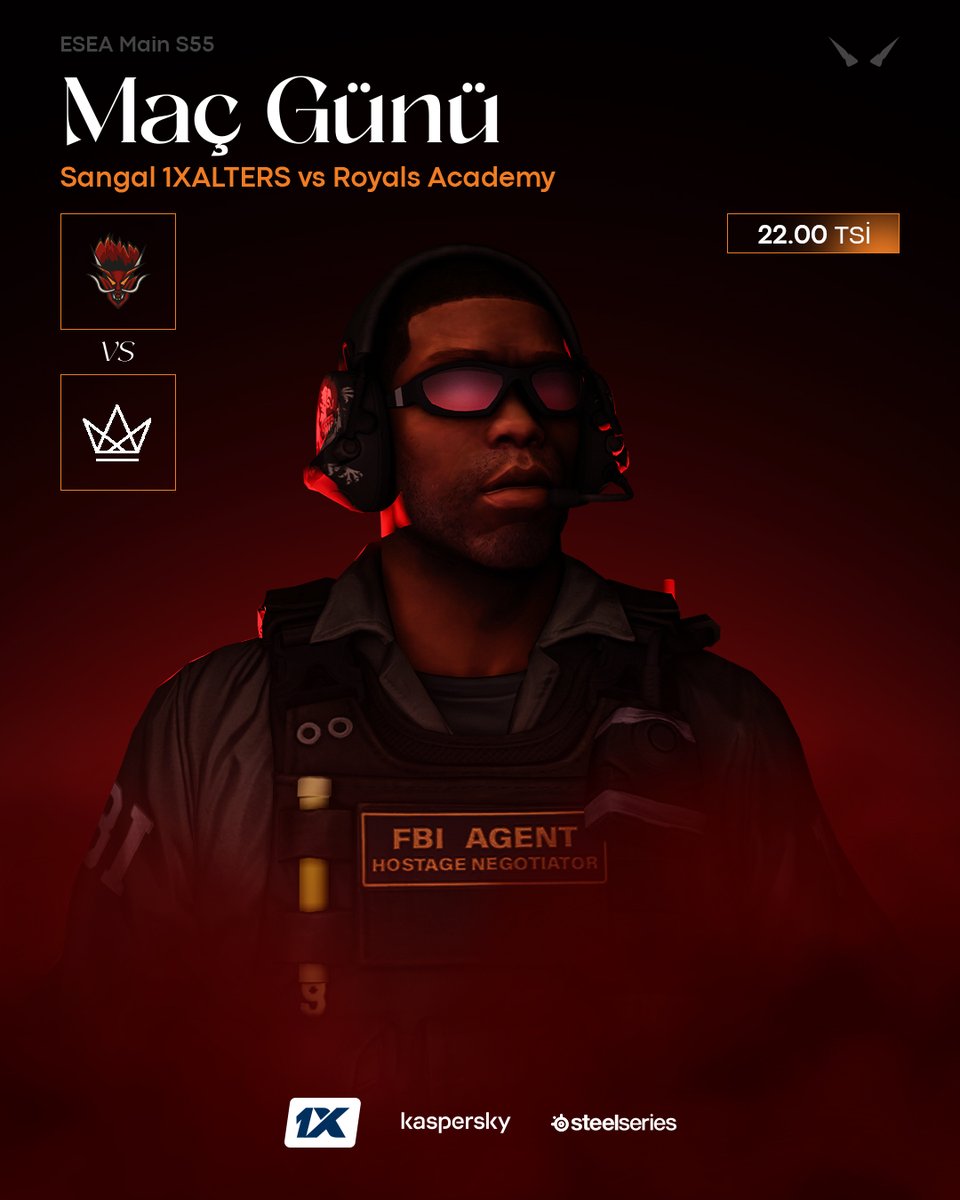 sangalgg's tweet image. Ana takım Moskova yolundayken akademi takımımız da ESEA Main yoluna devam ediyor 

🆚 Royals Academy
🕙 22.00 TSİ