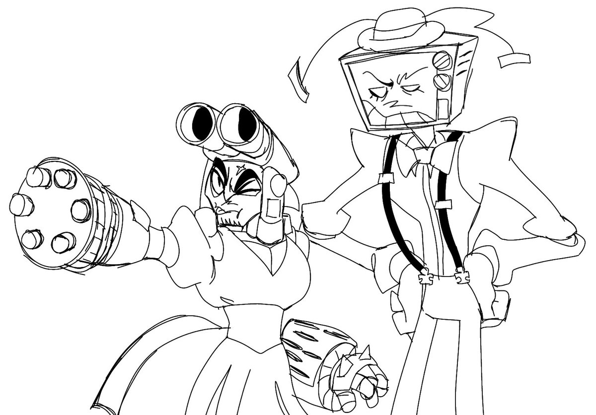 GunshowDaily's tweet image. day 10
i love drawing wpnz in dresses okay

#smg4