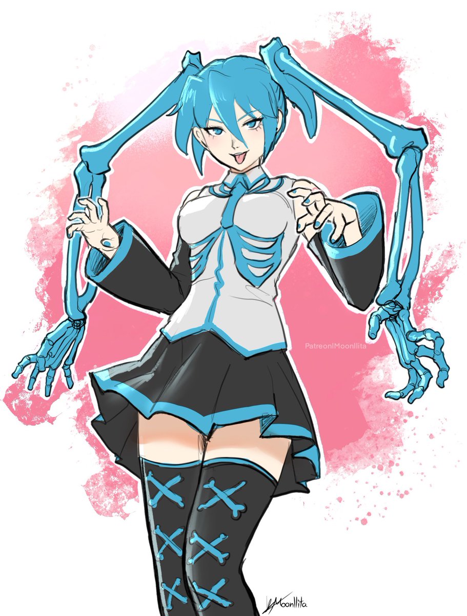 MoonllitaArt's tweet image. The Hatsune Miku I saw in a dream