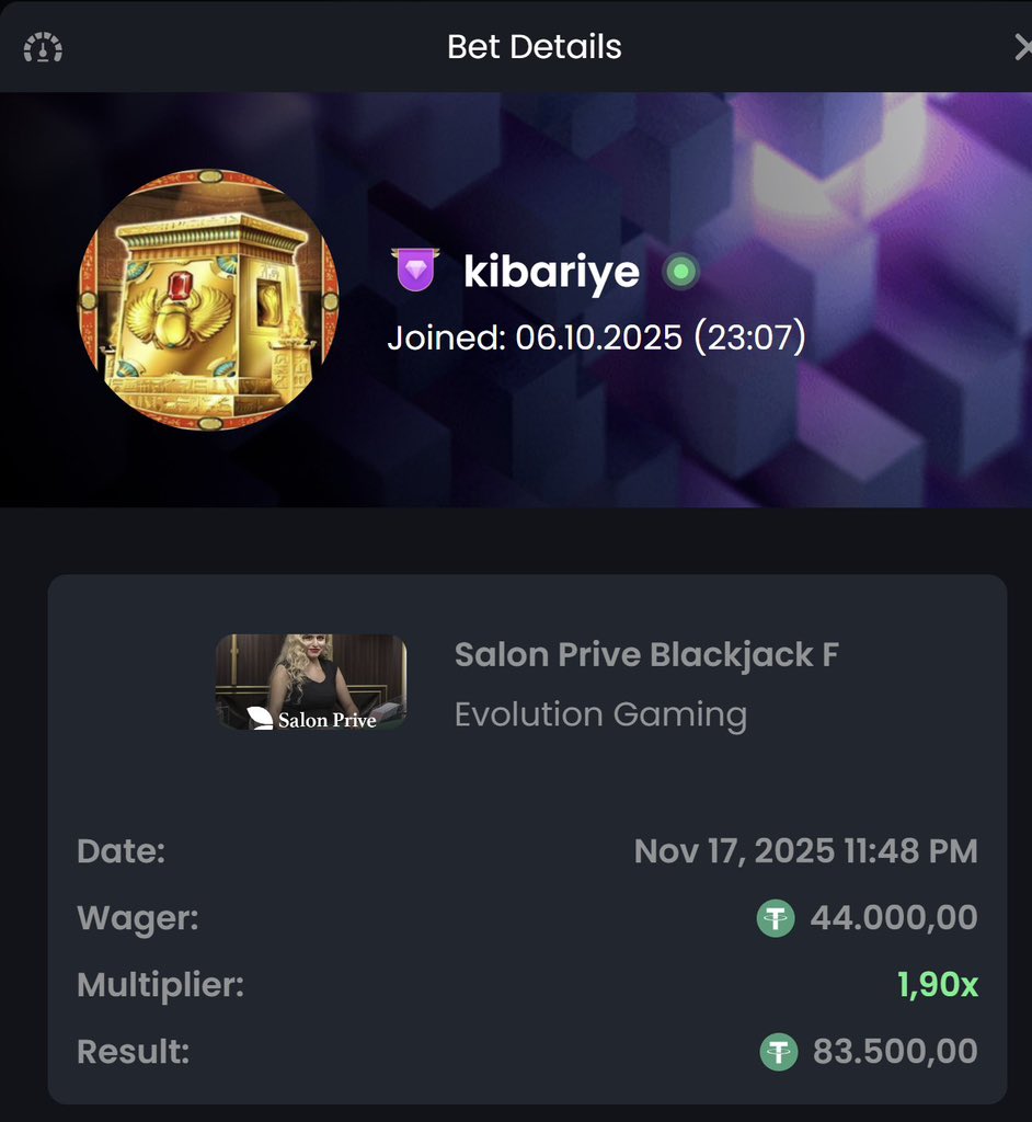 usecodenight's tweet image. 😱What a crazy run!😱

🥳Big congrats to user "Kibariye" for his wins!

🤩Thanks for choosing code "night"!
🎰🎰MOST LUCKY CODE AROUND🎰🎰