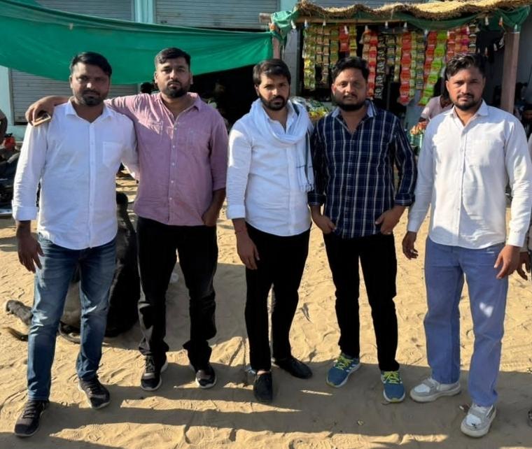 ahmedgardeji's tweet image. Bhai @RahulBhakar16 
पैदल मार्च डीडवाना