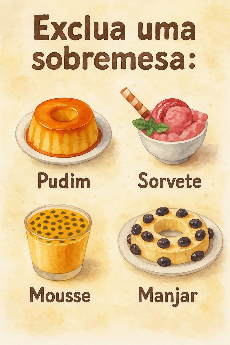 AlmeidaNilcea's tweet image. Pudim.