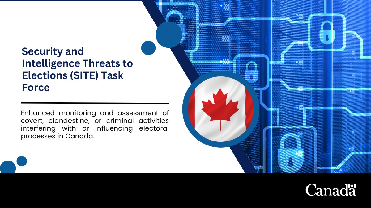 CdnDemocracy's tweet image. The SITE Task Force published a report on its activities and observations for the Battle-River Crowfoot By-election. Read the report: canada.ca/en/privy-counc…