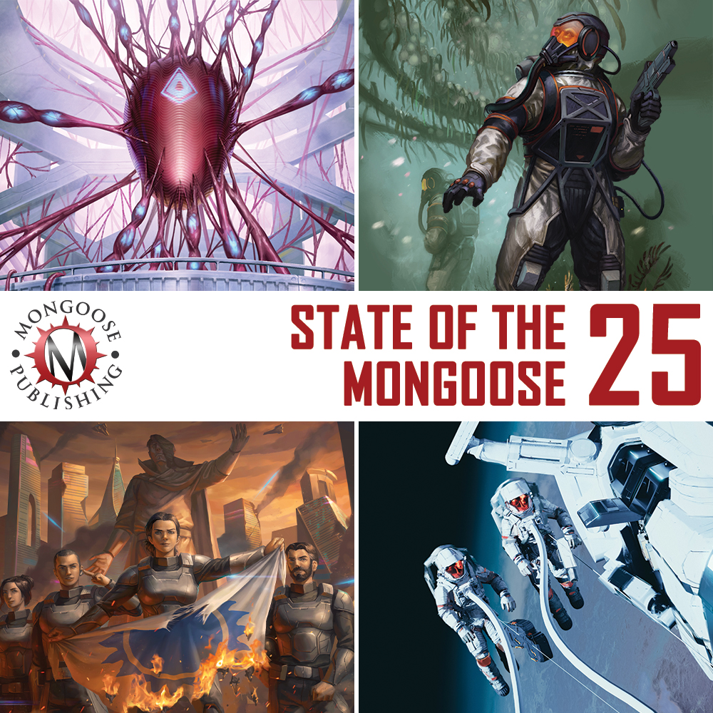 MongoosePub's tweet image. The State of the Mongoose 2025 is now live!

forum.mongoosepublishing.com/threads/state-…

This is our yearly address to all our fans, covering what we have done, how we have done it, and what we are currently planning.

There are always some peeks behind the scenes, so swing by and join us!

#ttrpg