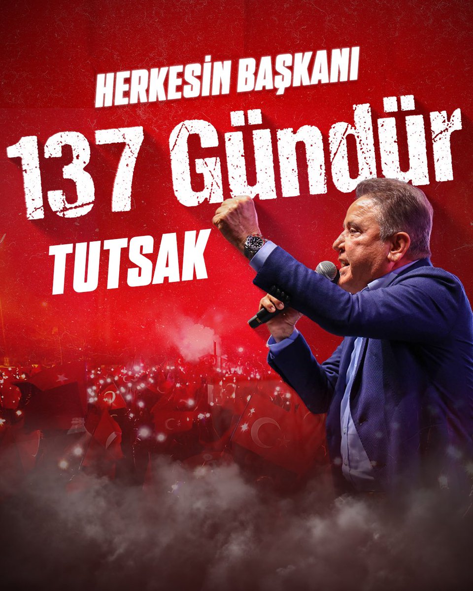 Başkan Muhittin Böcek 137 gündür tutsak! <a href="/BocekMuhittin/">Muhittin Böcek</a> #MuhittinBöcek