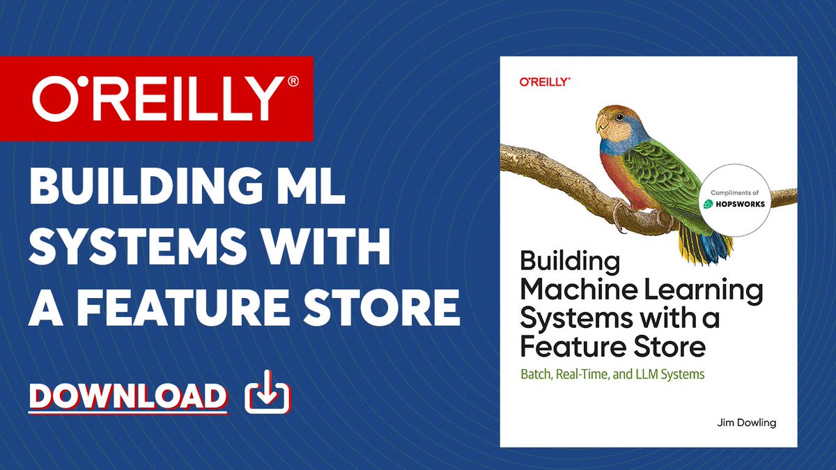 hopsworks's tweet image. 🎉 Our new O’Reilly book just dropped last week!  Learn how to build real-time, production-ready ML systems with MLOps, LLMOps, context engineering &amp;amp; agentic AI.

👉 Read Chapter 1 here: hopsworks.ai/lp/oreilly-boo…

#MLOps #LLMOps #AI #FeatureStore #Flink