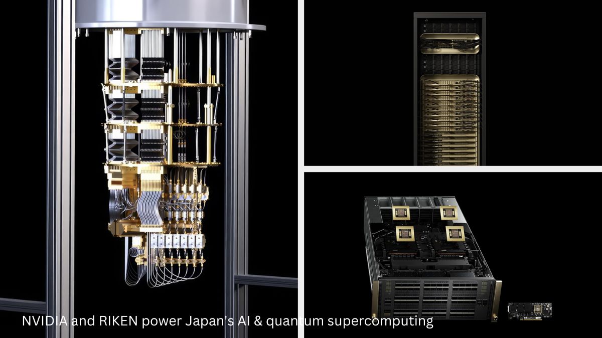 TechGovind70399's tweet image. NVIDIA and RIKEN power Japan’s AI &amp;amp; quantum supercomputing
Read more on quantumcomputer.blog/nvidia-and-rik…
#NVIDIA #NVQLink #quantumcomputing #Fugakusupercomputer #quantumprocessors #HeliosQPU #CUDAQ #News #Technews #Technology #Technologynews #Technologytrends #Govindhtech @TechGovind70399