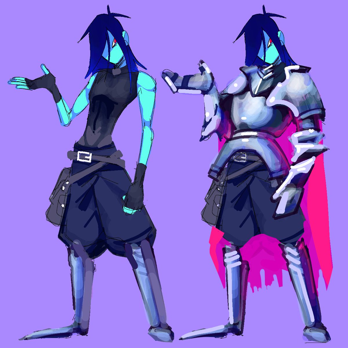 crackybrainnuts's tweet image. Kris design for fun
#DELTARUNE