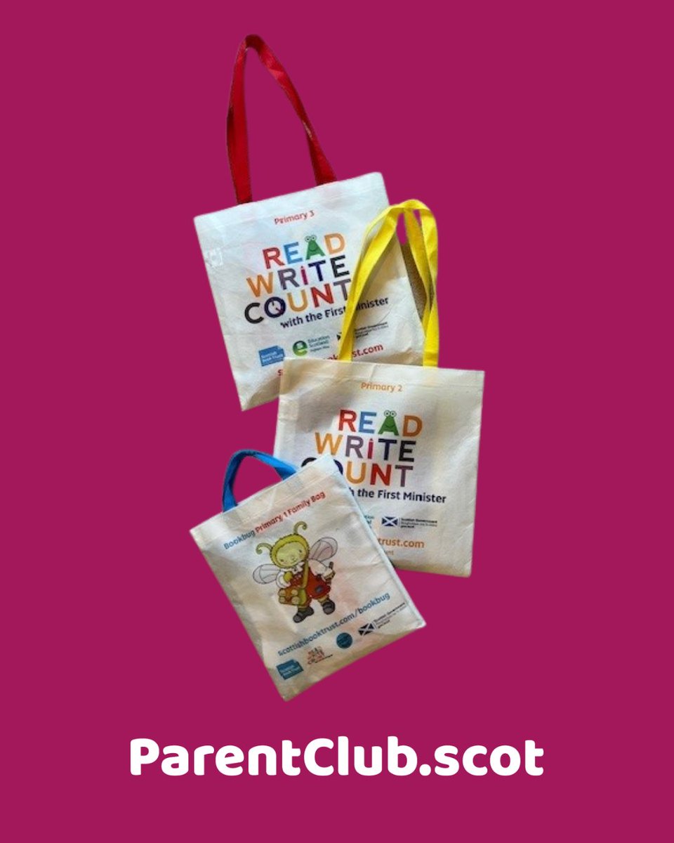 parentclubscot's tweet image. Got a wee one in P1, 2 or 3?  They will be gifted their free Bookbug (P1) &amp;amp; Read Write Count bags (P2 &amp;amp; 3) in school soon 🛍️🤩

Exciting! Most bags are being gifted, this week #BookWeekScot📚 

See what is in the bags  ➡️parentclub.scot/topics/activit…

@scottishbktrust
@BookWeekScot