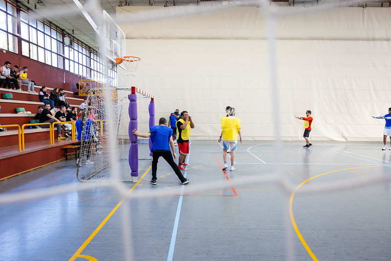 La_UPM's tweet image. Es una de las actividades más icónicas de la UPM y forma parte de #UPMConecta. Hoy celebramos en #CampusSur nuestro Torneo de Fútbol Ciegos ⚽️🧑‍🦯 una apuesta por la superación que nos demuestra cada año que los límites son solo relativos. 
Todos juntos #somosUPM 
#nosoloingenieria