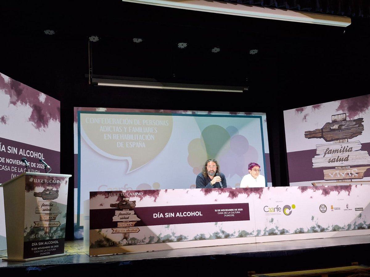 Caarfe_'s tweet image. El pasado sábado 15 de noviembre celebramos en Yuncos (Toledo) la Jornada del Día Sin Alcohol 2025 de CAARFE.
Un encuentro lleno de reflexión, aprendizaje y apoyo mutuo.