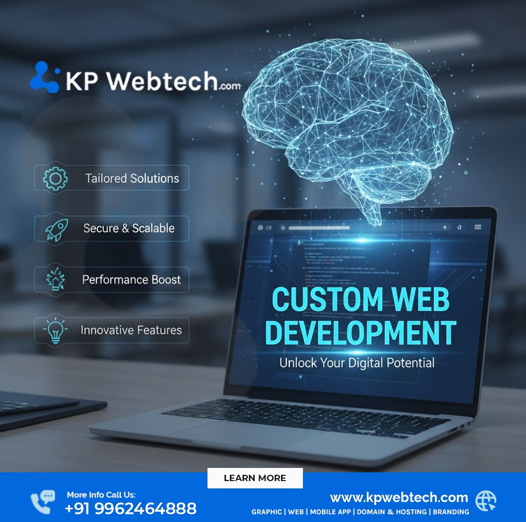 KpWebtech's tweet image. 🚀 Transform Your Digital Presence with Custom Web Development!

At KP Webtech, we create secure, scalable, and high-performance websites tailored to your business needs.

✨ Tailored Solutions | 🔒 Secure &amp;amp; Scalable | ⚡ Performance Boost 

🌐 kpwebtech.com/custom-web-dev…

#kpwebtech