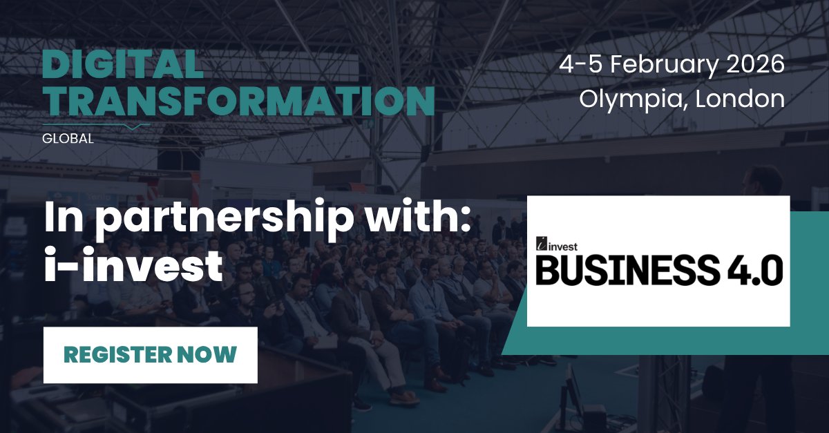DigitalTWeek's tweet image. Digital Transformation Expo Global is in partnership with @iinvestonline 

i-invest’s flagship publication Business 4.0 discusses everything from cybersecurity, to AI strategy and best practice, ESG, finance, and much more.

Learn more: digitaltransformation-week.com/global/partner…
