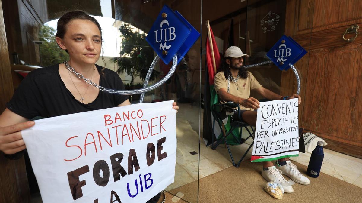Estudiantes de la UIB acusan al rectorado de “blanquear” empresas vinculadas a la ocupación israelí en Palestina 

➡️ mrf.lu/xzXj
