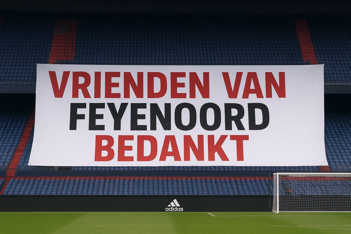 Vrienden van Feyenoord verlengen reclamebord 
Met trots mogen we melden dat de Vrienden van Feyenoord hun reclamebord hebben verlengd.
Zo gaan ze — net als altijd — hand in hand met de club!