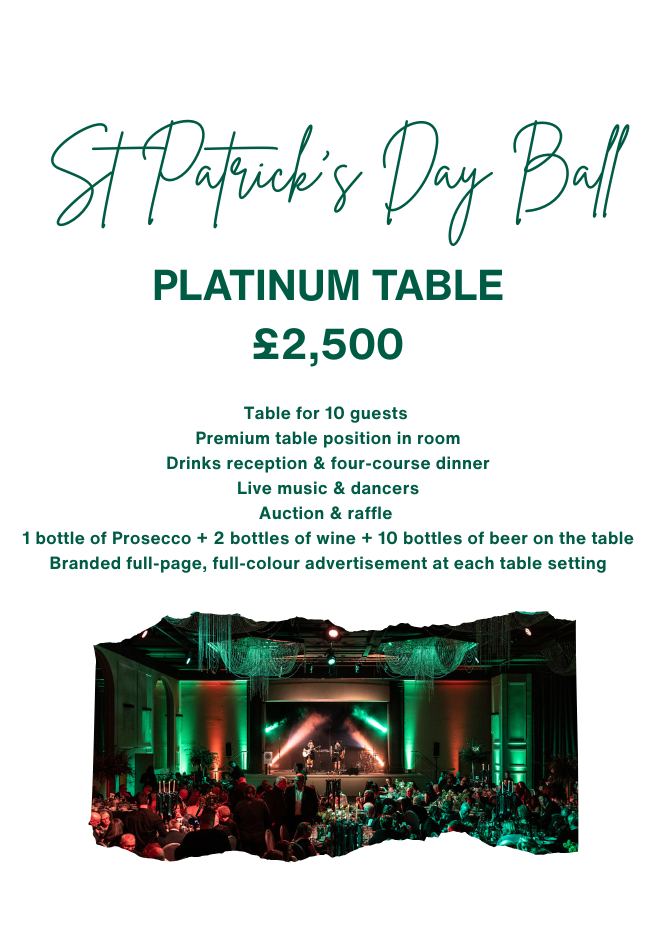 FreaCommunity's tweet image. Only 7 tables left for the 2026 Fréa St Patrick’s Day Ball! 

☘️ Join us on 7 March at Mercure Manchester Piccadilly for a spectacular black-tie night of music, dance &amp;amp; entertainment.

Sponsorship opportunities also available. Tables and sponsorship:
📧 dorothy.lynch@frea.org.uk