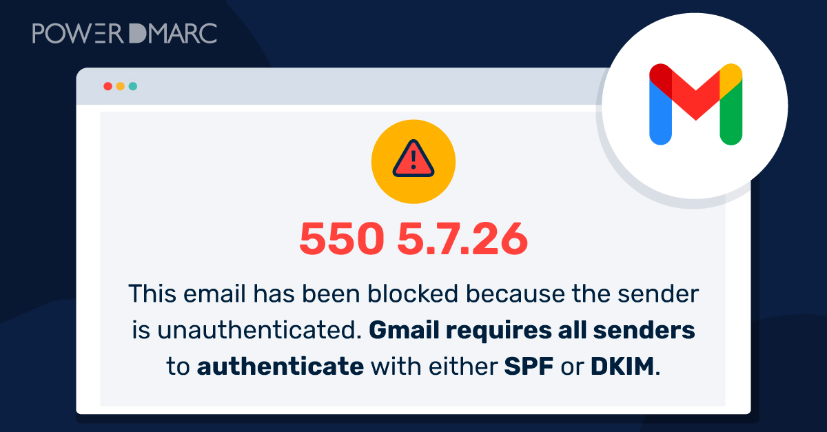 powerdmarc's tweet image. If you start seeing 5xx SMTP errors when emailing Gmail, it’s not random. It’s Google’s new enforcement blocking you for missing SPF, DKIM, or DMARC alignment. ➡️ Learn more: powerdmarc.com/fix-this-mail-…
#EmailDeliverability #TechTips #GmailEnforcement2025 #DMARC #PowerDMARC