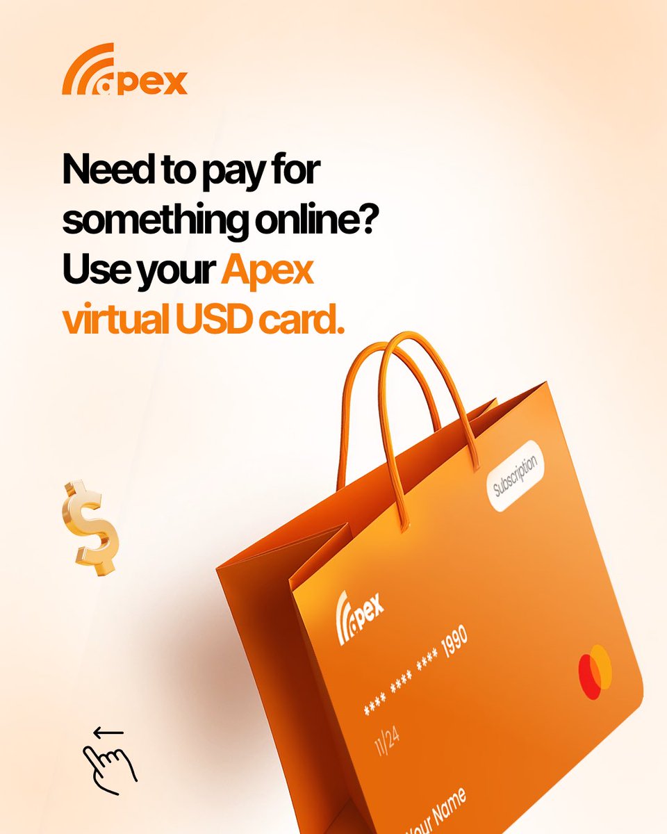 useapexnetwork's tweet image. Here’s how Apex connects your Digital coins to real life 💯

Ready to trade with ease? Download the Apex app today!

#useapexnetwork