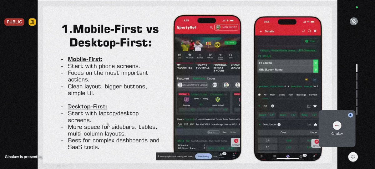 Eminence_Nuel's tweet image. So, I&apos;m moving into design for both mobile and web view, where my instructor @YourNoCodeDev showed us the key differences and considerations in designing for both a mobile and website view, be it in a tablet, laptop or curved screen monitor, all while being responsive on screens.