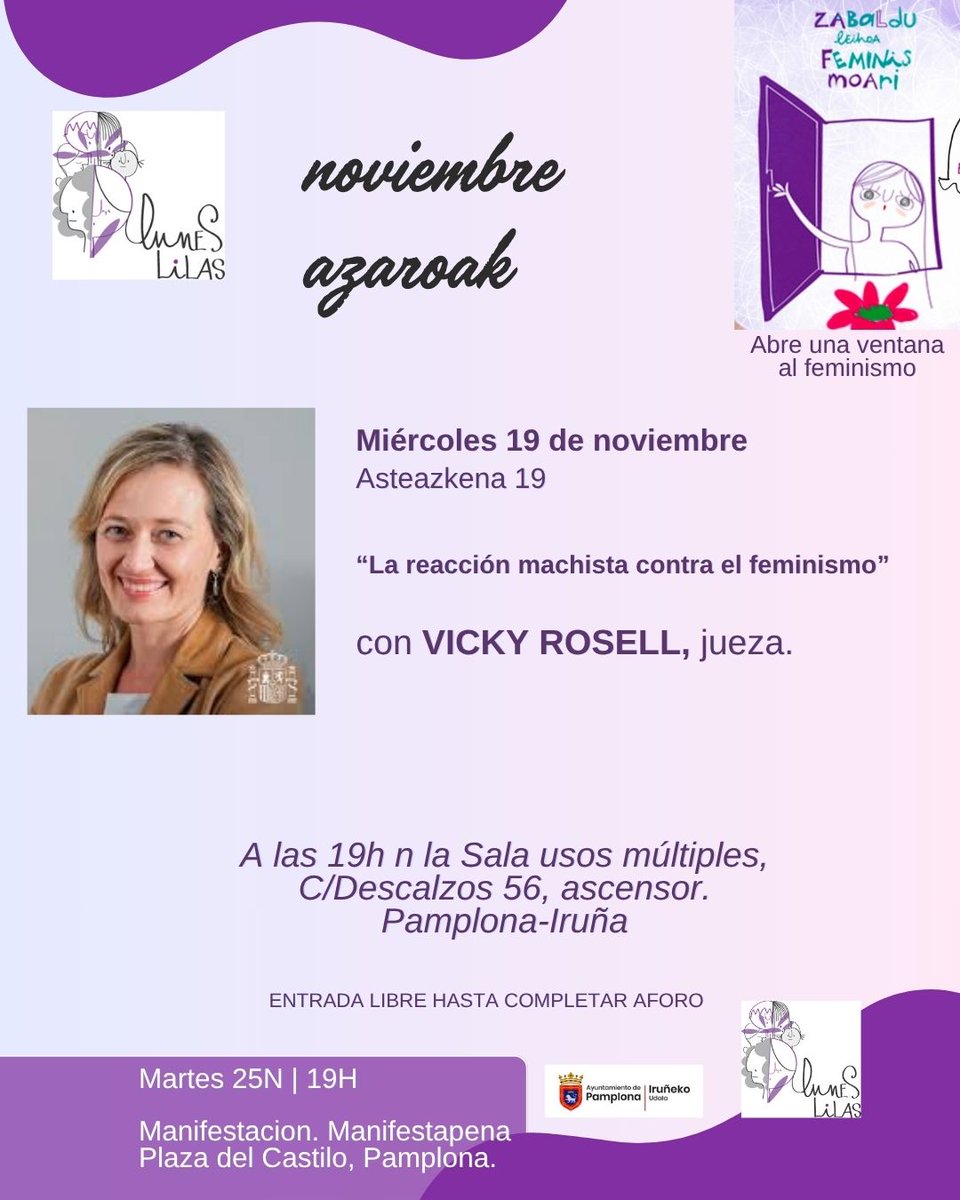 Lunes Lilas Navarra Astelehen Lilak Nafarroa tweet media