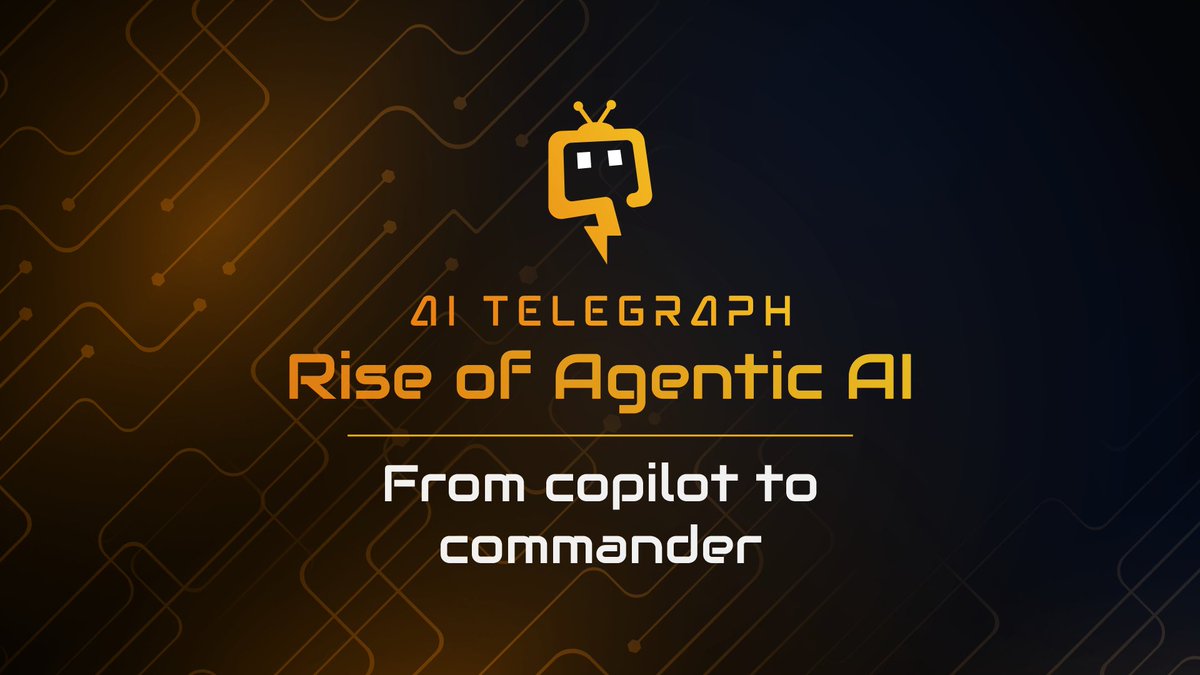 AITG_Terminal's tweet image. 🤖 AI isn’t just assisting, it’s acting.
Agentic AI is here: autonomous systems that plan, execute, and coordinate across on-chain markets.

This shift will redefine crypto, DeFi, and how investors operate.
Read the full breakdown 👇

aitelegraph.xyz/blog/18