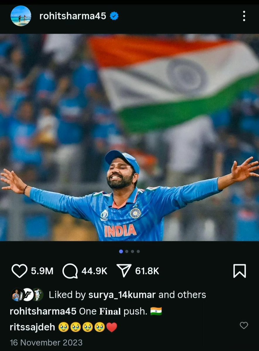 definitelynot05's tweet image. All the best Captain for the final tomorrow @ImRo45 💪💛

Cup-u Mukkiam Bigilu 😊
