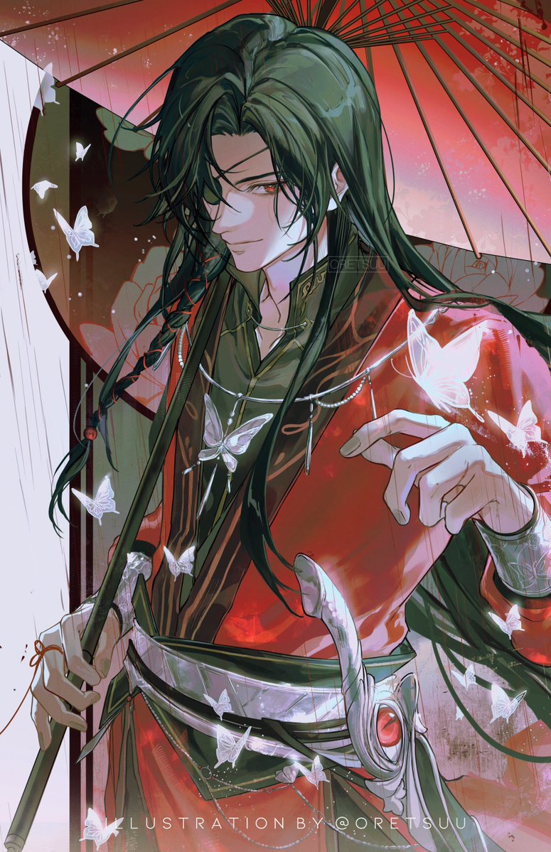 oretsuu's tweet image. The supreme Ghost king - Crimson rain sought flower 🩸🦋
#TGCF