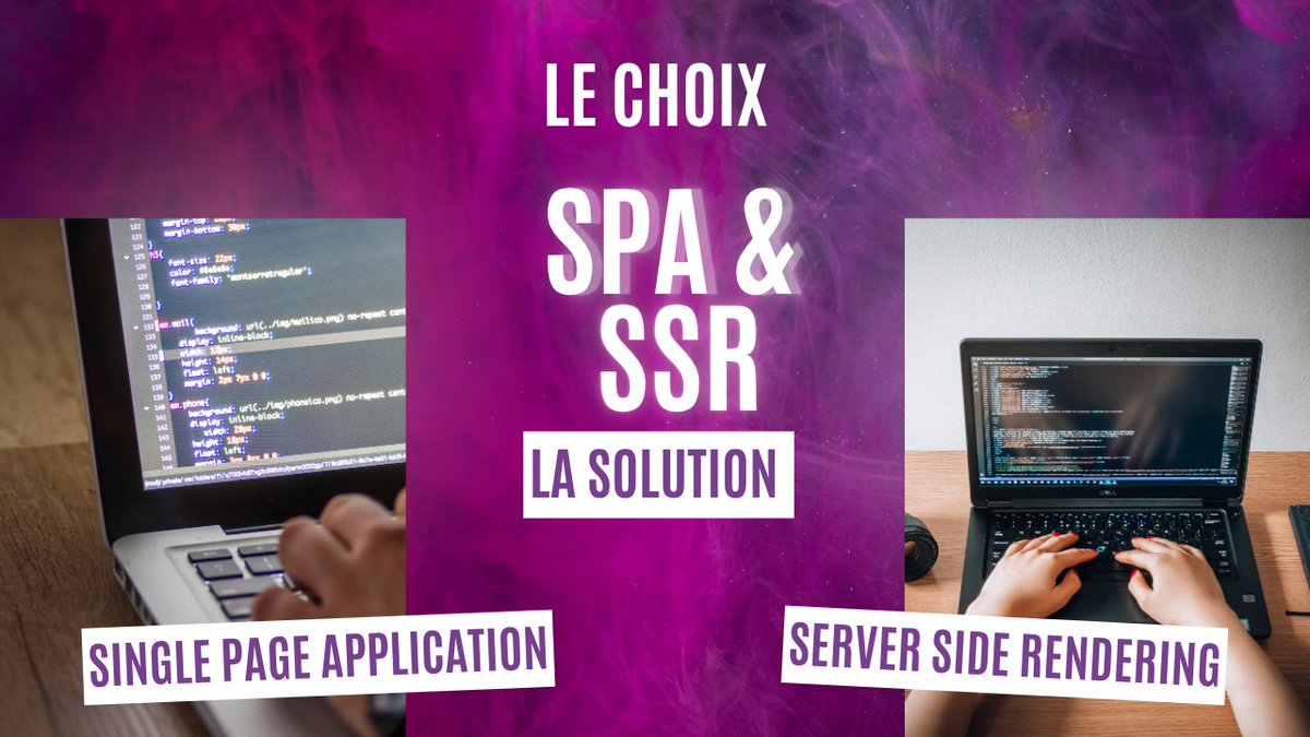 Developpeur_Pro's tweet image. Comment faire la différence ?

SPA vs SSR : Un duel ultime ?

Comment choisir le bon camp entre Spa single page application vs SSR server side rendering et surtout Quelles sont ces grandes différences majeurs ?

Clique ici et tout découvrir : developpeur-pro.com/veille-technol…