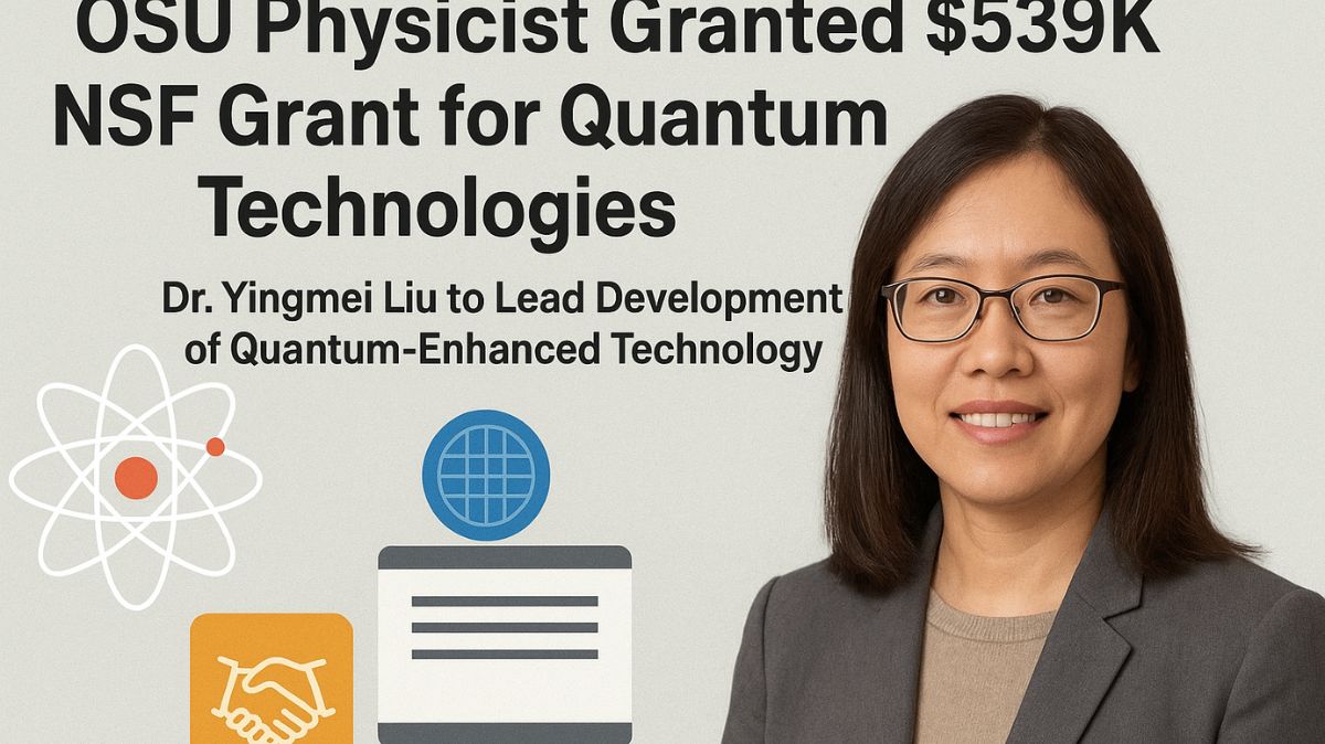 TechGovind70399's tweet image. OSU Quantum Computing: OSU physicist wins $539K NSF Grant
Read more on  quantumcomputer.blog/osu-quantum-co…
#OSUQuantumComputing #quantumsimulator #quantuminformationscience #quantumsensing #quantumcommunication #News #Technews #Technology #Technologynews #Technologytrends #Govindhtech…
