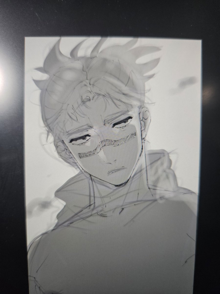 なんかやっとちょっと納得のいく形が出来たかな😥
気に入らんかったらまた1から描き直しかな('-ω-`) 