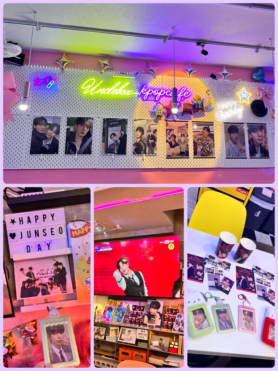 yun_yun__0411's tweet photo. 2025 KIM JUNSEO Birthday Café
#ALD1
#ジュンソ
お誕生日カフェ
🗓25.11.18
お邪魔してきました♡
素敵な空間でセンイルのお祝いが出来て幸せでした🍀🫧
#UNCLE_BOX https://t.co/u99MpzPVs2