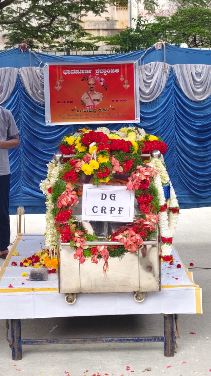 Ranbir_Crpf's tweet photo. रिटायर्ड #CRPF सूबेदार मेजर रामाप्पा कुड़गी (गौरव अध्यक्ष कर्नाटका एसोसिएशन) #OPS4CAPF व अन्य सुविधाओं के लिए सड़कों से संधर्ष करने वाला यौद्धा आज हमारे बीच नहीं रहे। भगवान उनकी आत्मा को शांति दे। ओम शांति
https://t.co/3AyLi9P1H7 https://t.co/5IB1yNW5zA