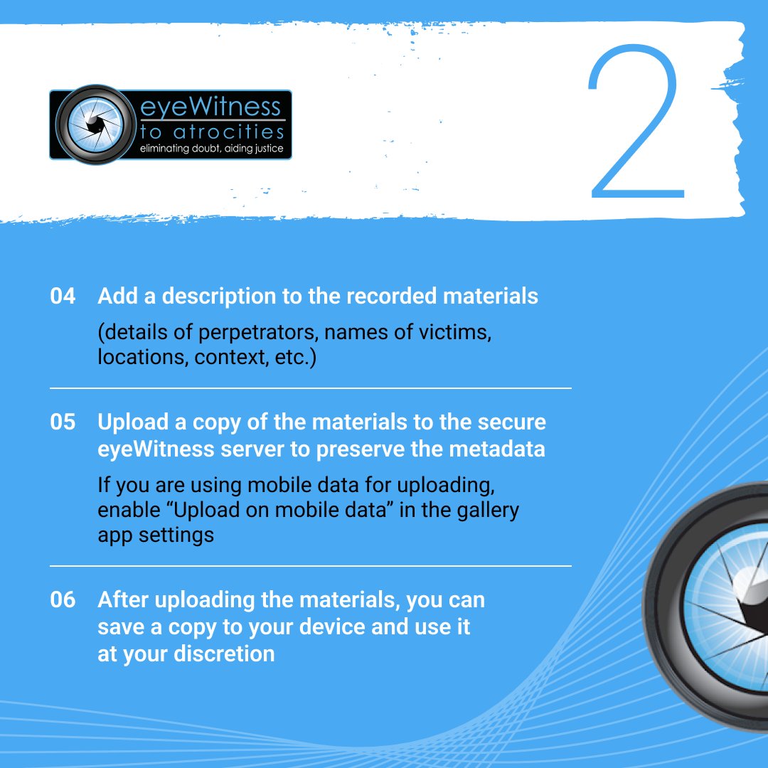 eyeWitness to Atrocities tweet media