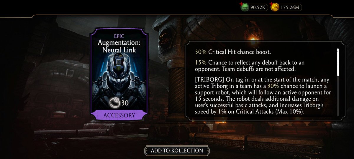 koldscorpion's tweet image. Triborg Brutality Set is now complete in my #MKMobile collection courtesy of the #Krypt. 🔓🟣

Let&apos;s go! 🚀

#Triborg 🤖