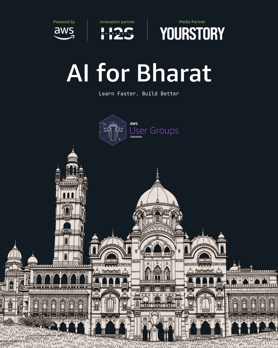 awsugbdq's tweet image. Fueling India’s AI revolution 
Join us for a GenAI x Amazon Bedrock workshop — contributing to the AI for Bharat Initiative!
Don’t miss out!

#AIforBharat #GenAI #AWSCommunity